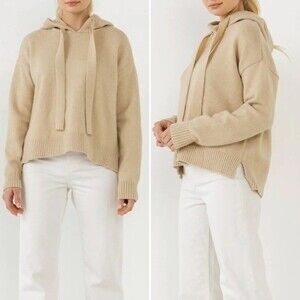 Free the Roses Size XS Oversized Hoodie Sweater